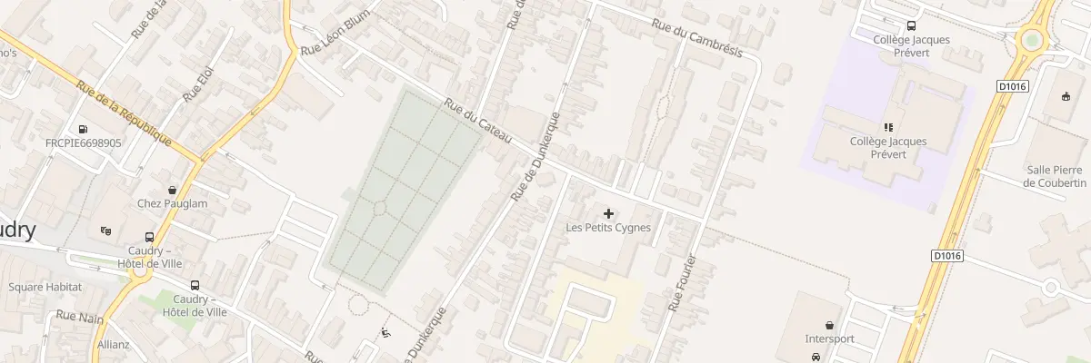 Plan du 61 Rue de Dunkerque à Caudry