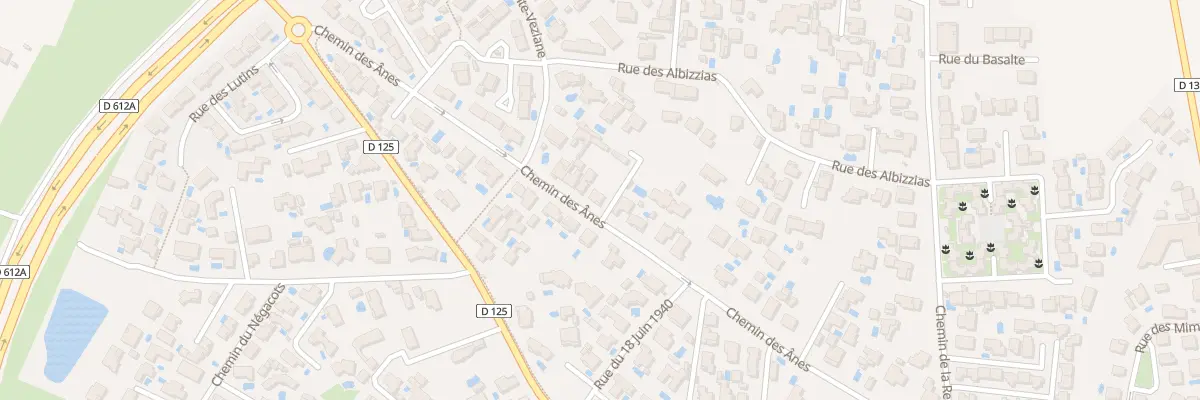 Plan du 30 Che des Anes à Bessan