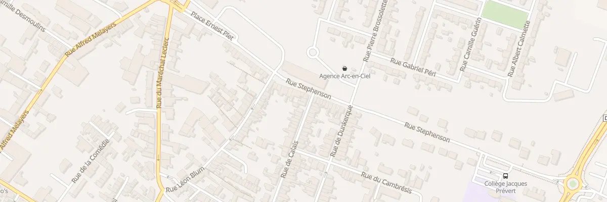 Plan du 57 Rue de Calais à Caudry