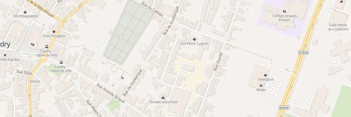 Plan du 18 Rue de Denain à Caudry
