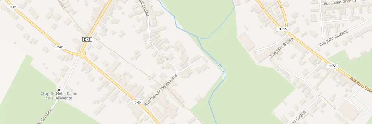 Plan du 43 Rue Clément Godart à Haspres