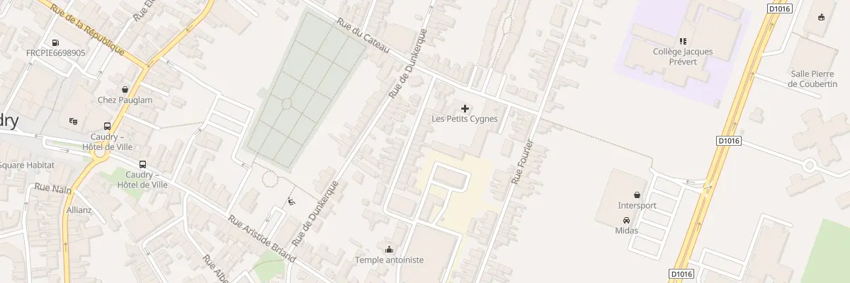Plan du 24 Rue de Denain à Caudry