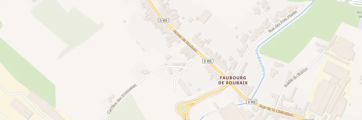 Plan du 185 Rte de Roubaix à Saint-Amand-les-Eaux