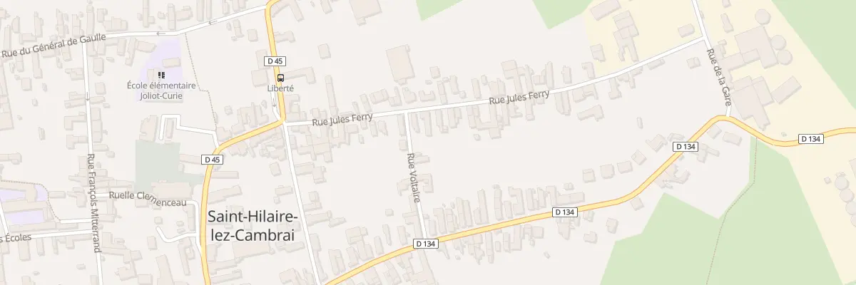 Plan du 18 Rue Jules Ferry à Saint-Hilaire-lez-Cambrai