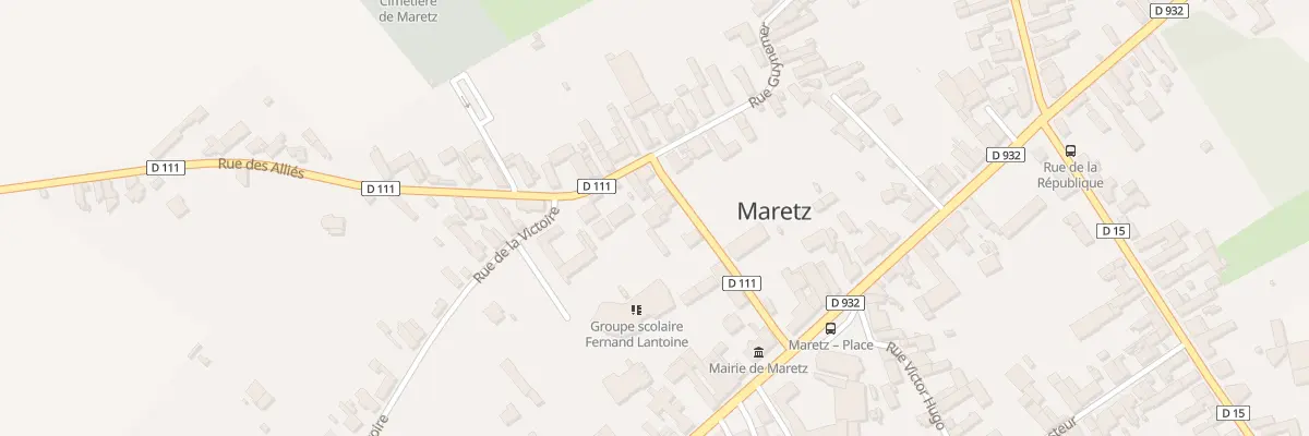Plan du 6 Rue Guynemer à Maretz