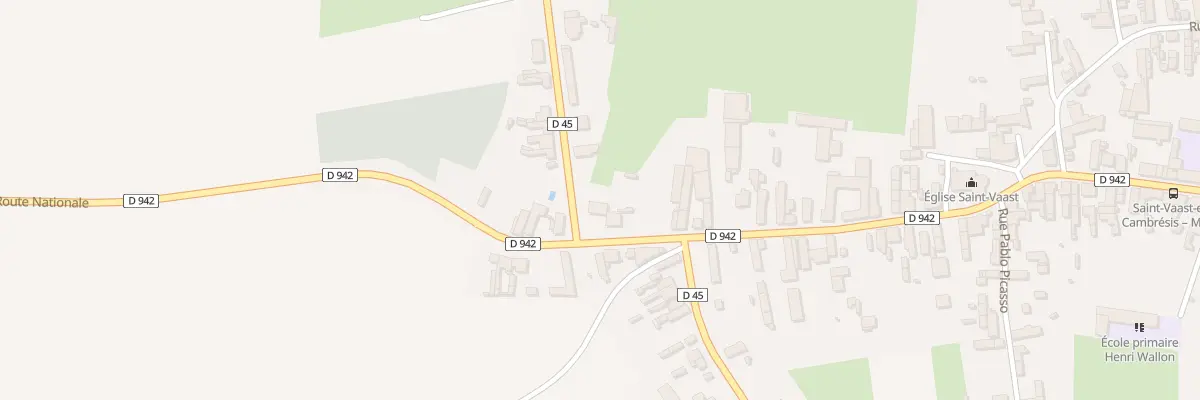 Plan du 5 Rue Jean Jaurès à Saint-Vaast-en-Cambrésis