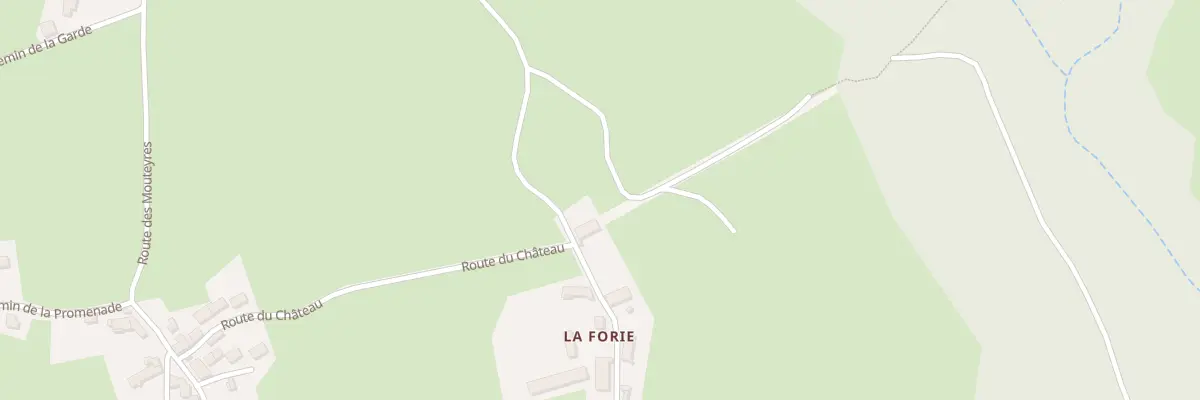Plan du 5060 La Forie à Saint-Étienne-sur-Usson