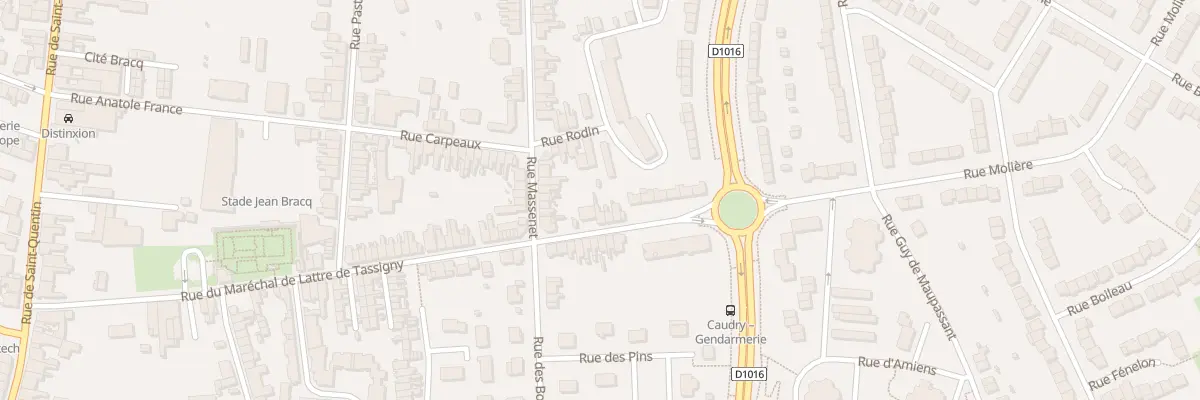 Plan du 89 Rue Mal Delattre de Tassigny à Caudry