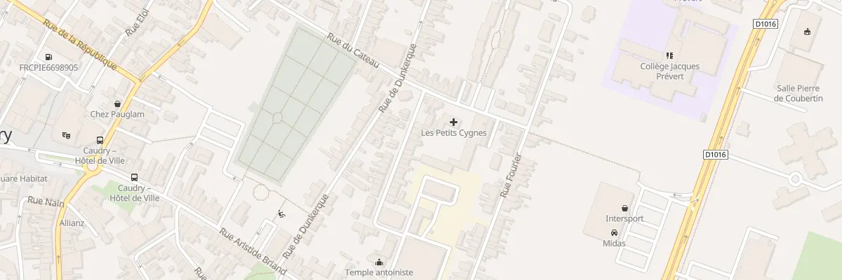 Plan du 30 Rue de Denain à Caudry