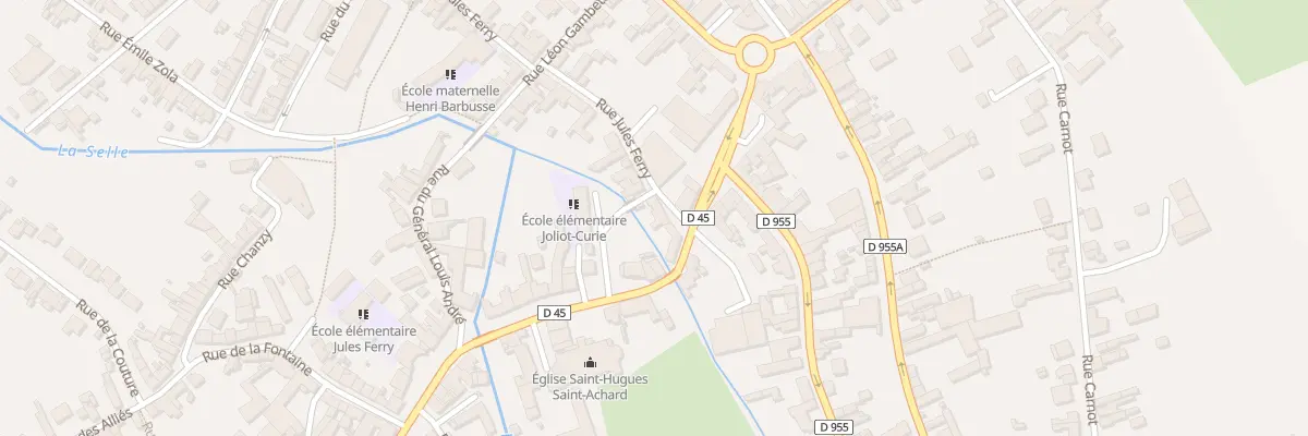 Plan du 1 Rue Jules Ferry à Haspres
