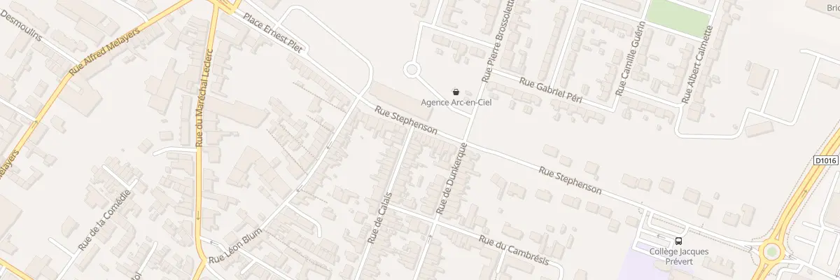Plan du 16 Rue Stephenson à Caudry
