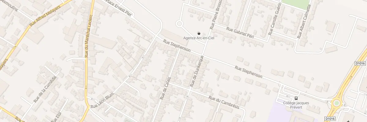 Plan du 56 Rue de Calais à Caudry