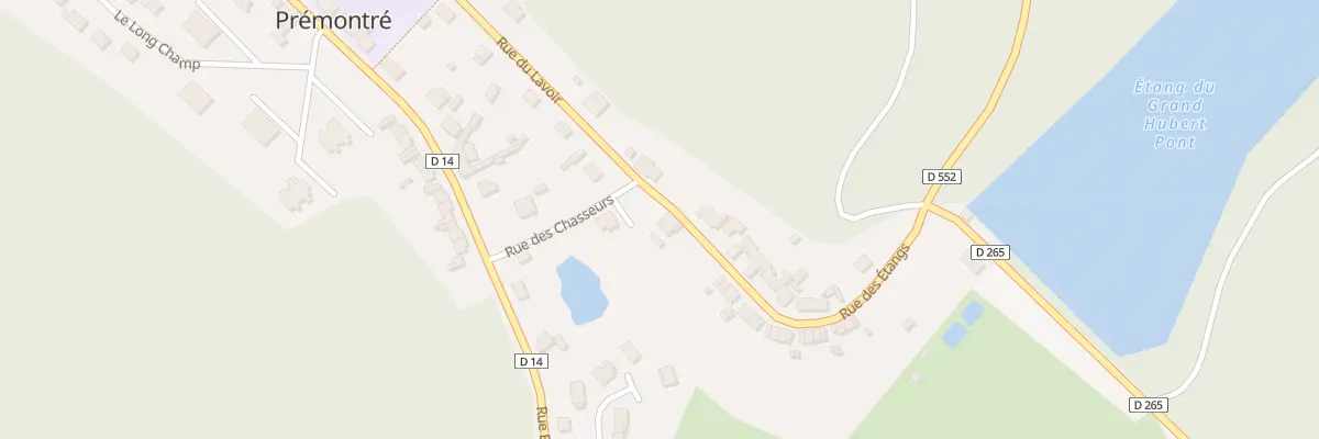 Plan du 4 Rue des Étangs à Prémontré