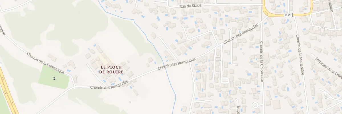 Plan de Che des Rompudes à Bessan