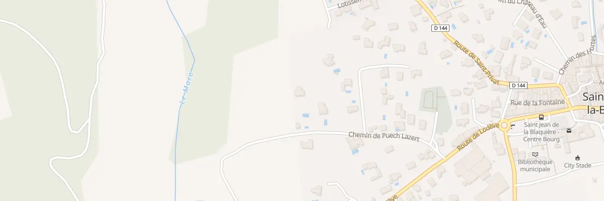 Plan du 228 Che du Puech Lazert à Saint-Jean-de-la-Blaquière