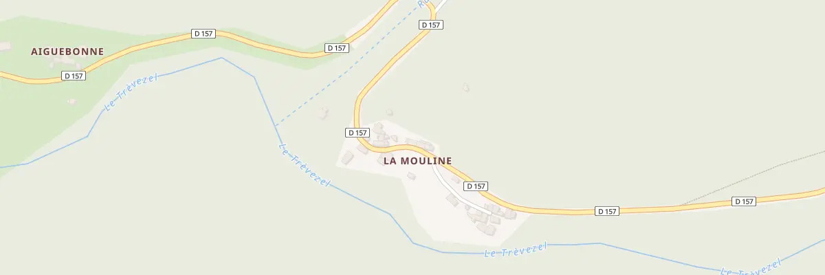 Plan du 5221 La Mouline à Lanuéjols
