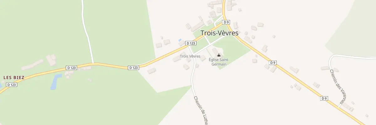 Plan du 2 Che de la Lutherne à Trois-Vèvres