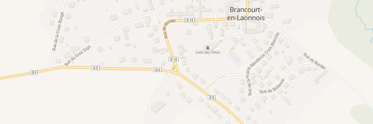 Plan du 21 Rue de la Croix Blanche à Brancourt-en-Laonnois