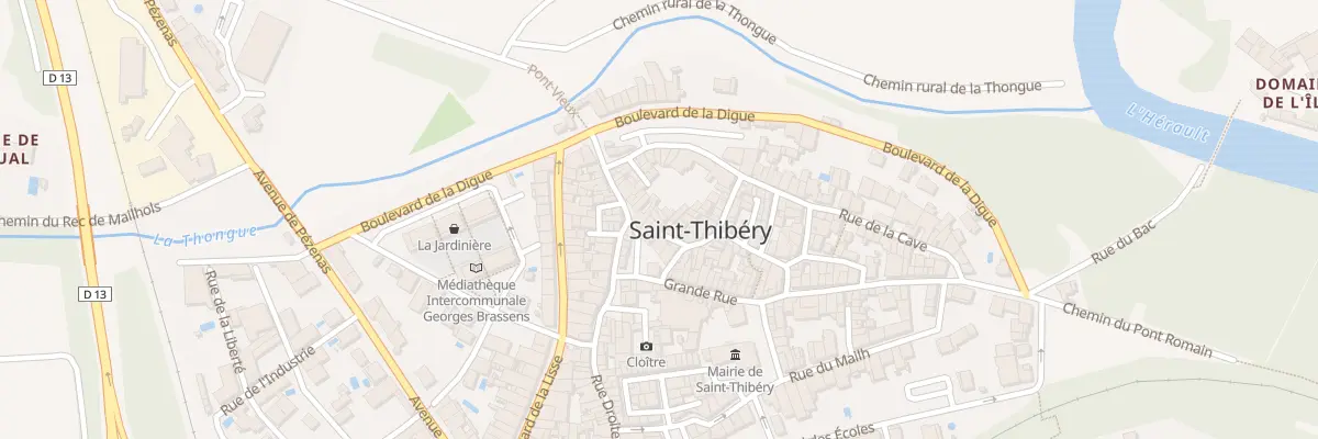 Plan du 5 Imp des Fleurs à Saint-Thibéry