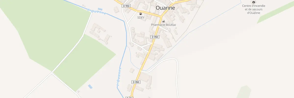 Plan du 2 Rue de la Fontaine à Ouanne