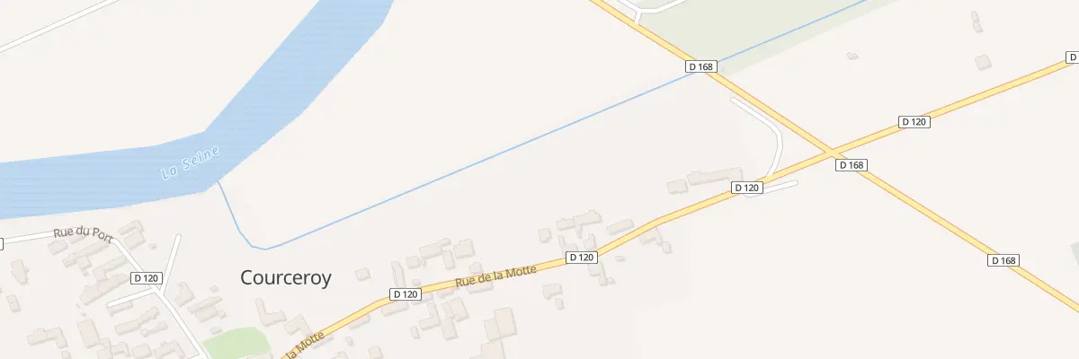 Plan du 15 Rue de la Motte à Courceroy