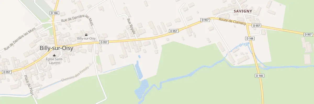 Plan du 16 Rte de Clamecy à Billy-sur-Oisy
