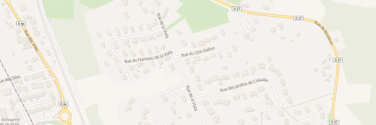 Plan du 25 Rue de la Viala à Creuzier-le-Vieux