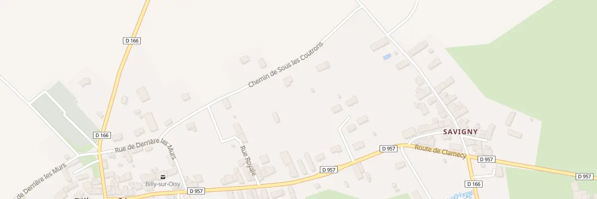 Plan du 5 Che de sous les Coutrons à Billy-sur-Oisy