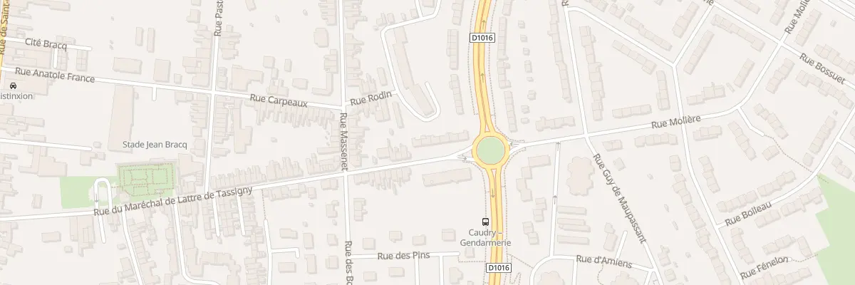 Plan du 97 Rue Mal Delattre de Tassigny à Caudry