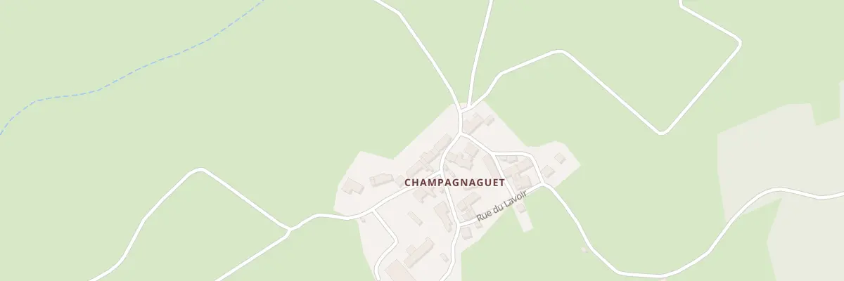 Plan du 5083 Champagnaguet à Champagnat-le-Jeune