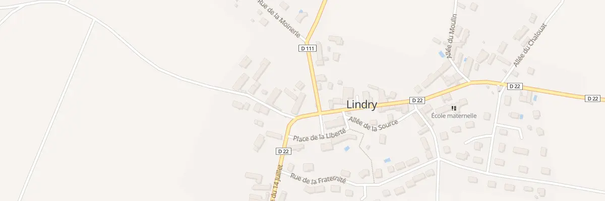 Plan du 30 Rue du 14 Juillet à Lindry