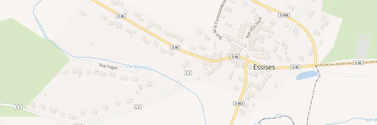Plan du 2 Rte de la Chapelle à Essises
