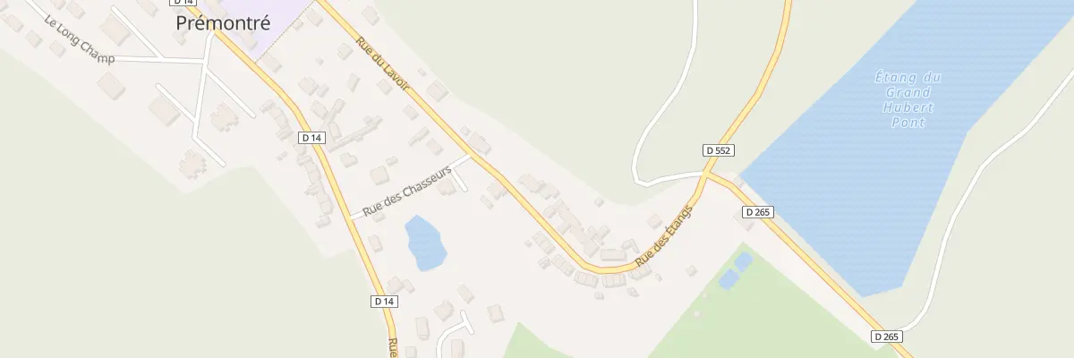 Plan du 3 Rue des Étangs à Prémontré