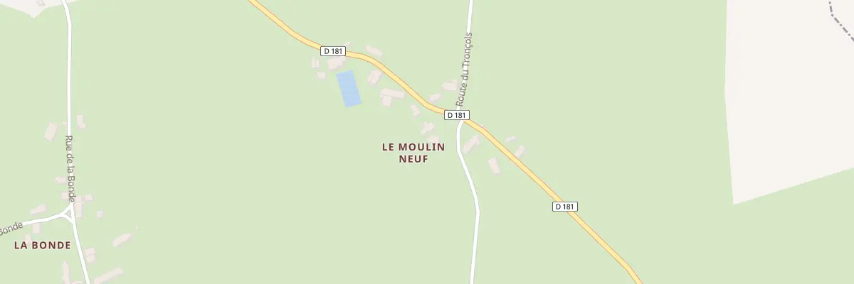 Plan du 740 Rte du Moulin Neuf à Saint-Benin-des-Bois