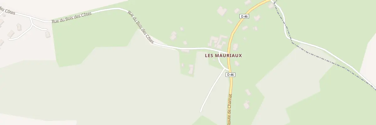 Plan du 14 Rue du Bois des Cotes à Vinzelles