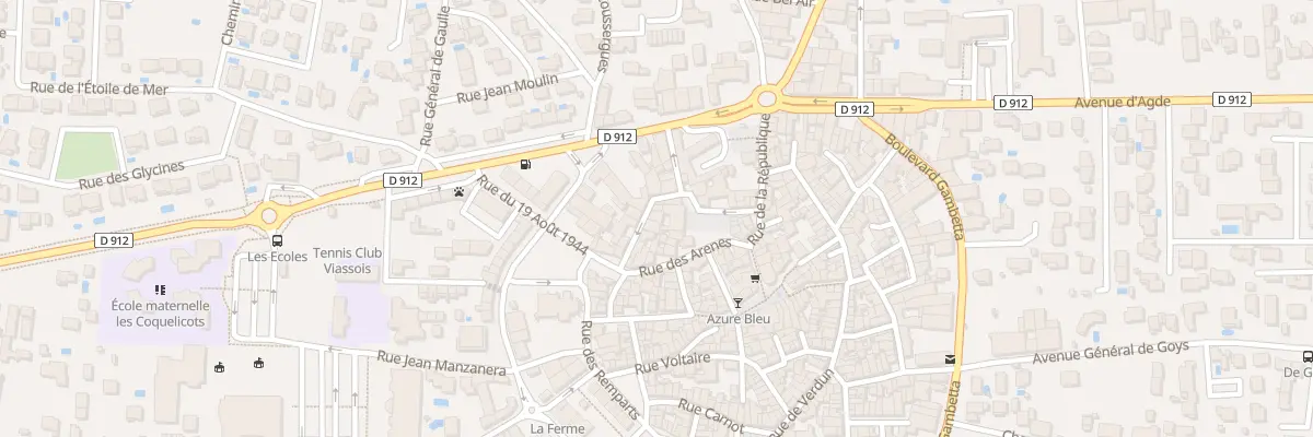 Plan du 17 Rue Bossuet à Vias