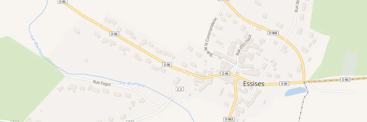 Plan du 4 Rte de Chézy à Essises