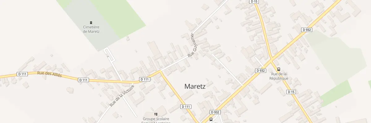 Plan du 16 Rue Guynemer à Maretz