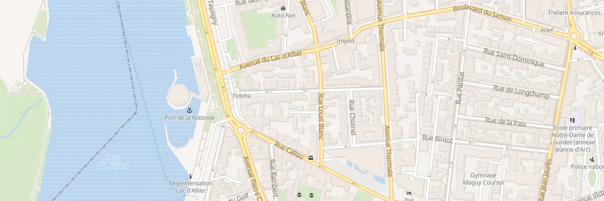 Plan du 24 Rue des Sources à Vichy