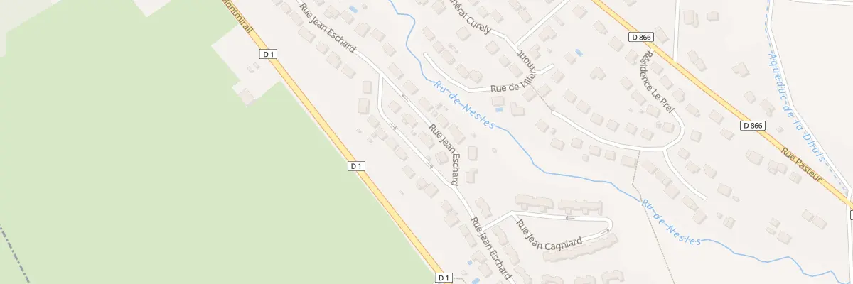Plan du 28 Rue Jean Eschard à Nesles-la-Montagne