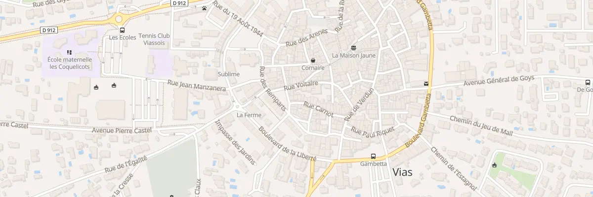 Plan du 31 Rue Carnot à Vias