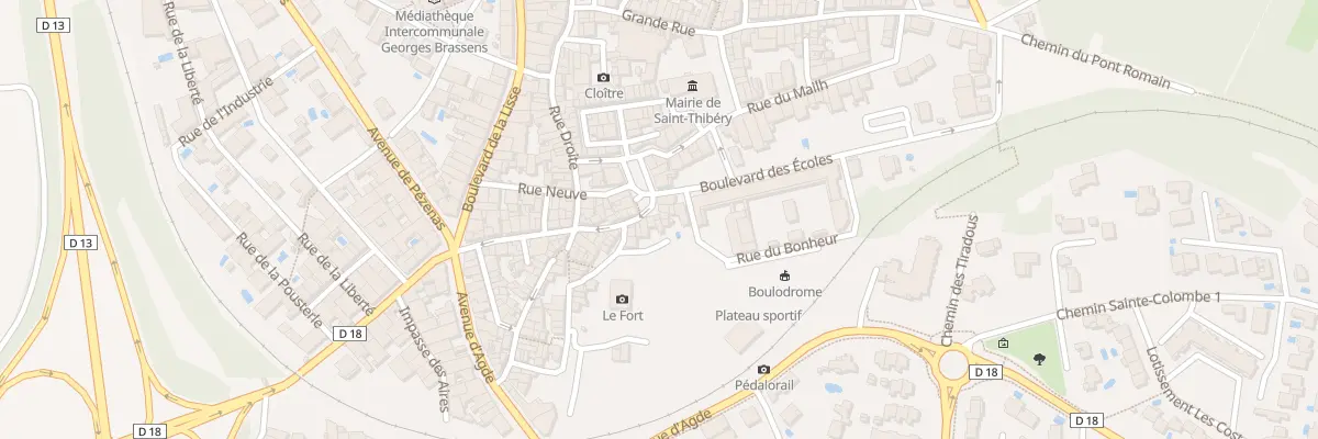 Plan du 6 Pl du Couvent à Saint-Thibéry