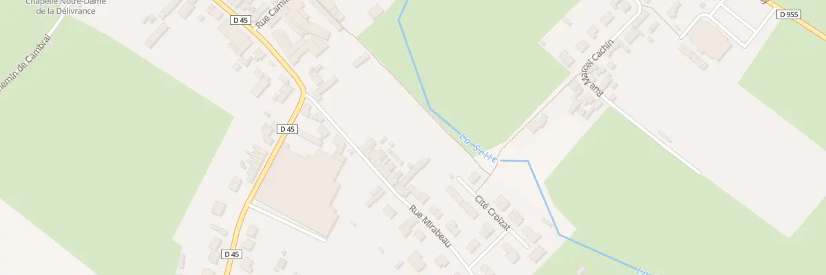 Plan du 17 Rue Mirabeau à Haspres