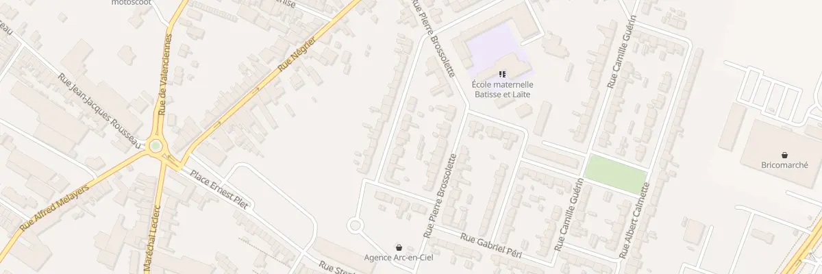 Plan du 12 Rue Albert Camus à Caudry