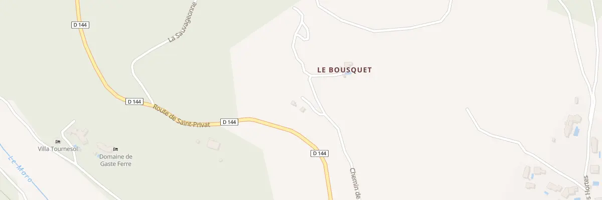 Plan du 890 Rte de Saint Privat à Saint-Jean-de-la-Blaquière