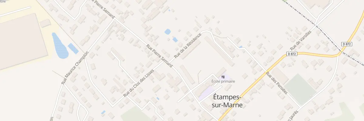 Plan du 5024 Res du Chateau à Étampes-sur-Marne