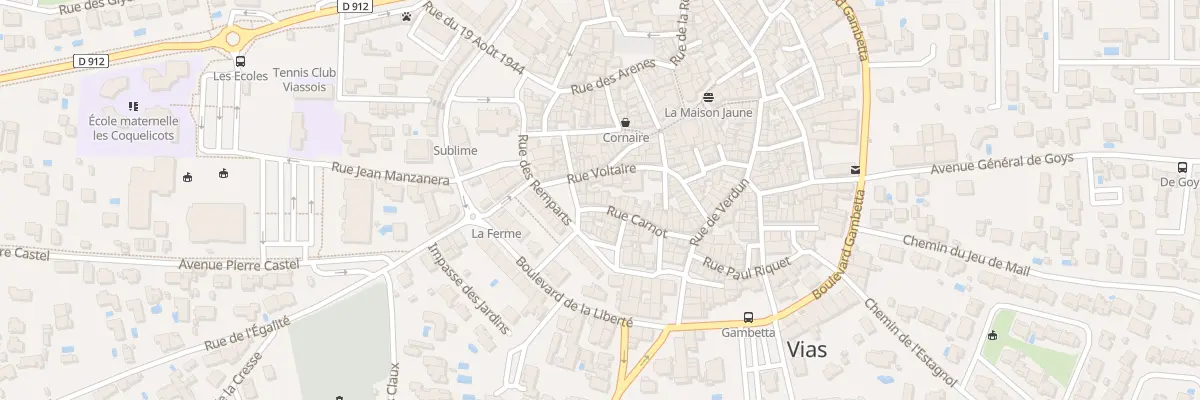 Plan du 29 Rue Carnot à Vias