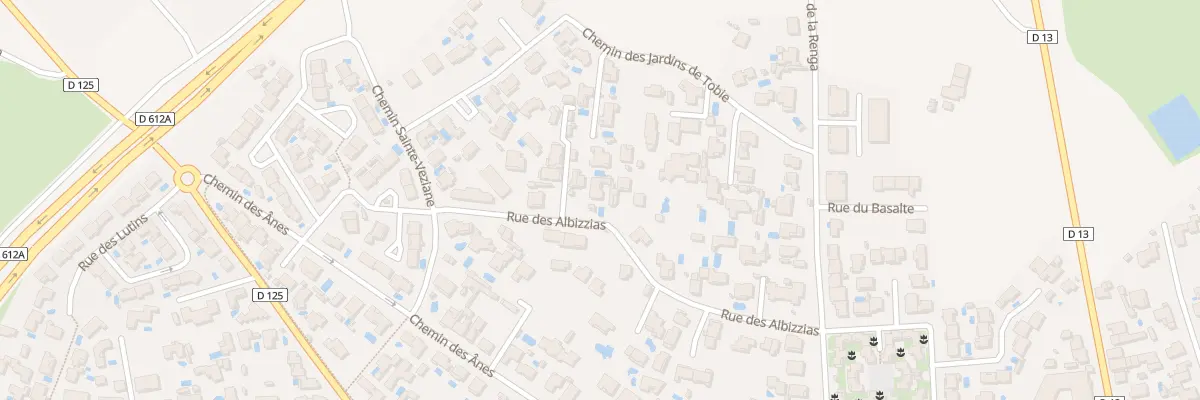 Plan du 18 Rue des Albizias à Bessan