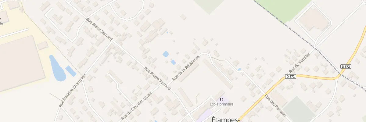 Plan du 1 Rue de la Résidence à Étampes-sur-Marne
