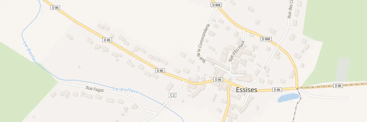 Plan du 7 Rue de la Commanderie à Essises